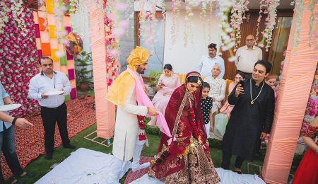 From behind the lens to being in focus: Vows & Tales photographer Abhit Jhanjhi shares his home wedding experience amidst social distancing
